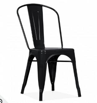 Tolix chair American Iron art Milk tea Western restaurant coffee table chair leisure hot pot restaurant metal back chair