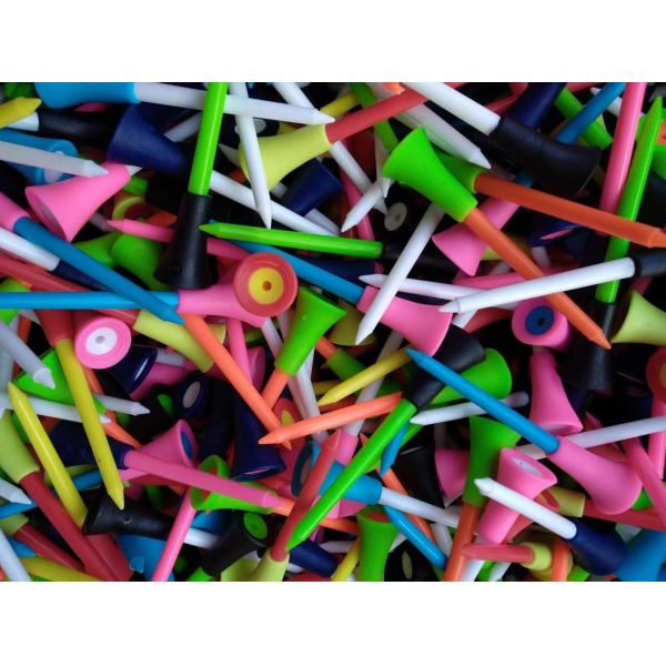 rubber golf tee , golf tees , golf tee (rubber head + plastic shaft)
