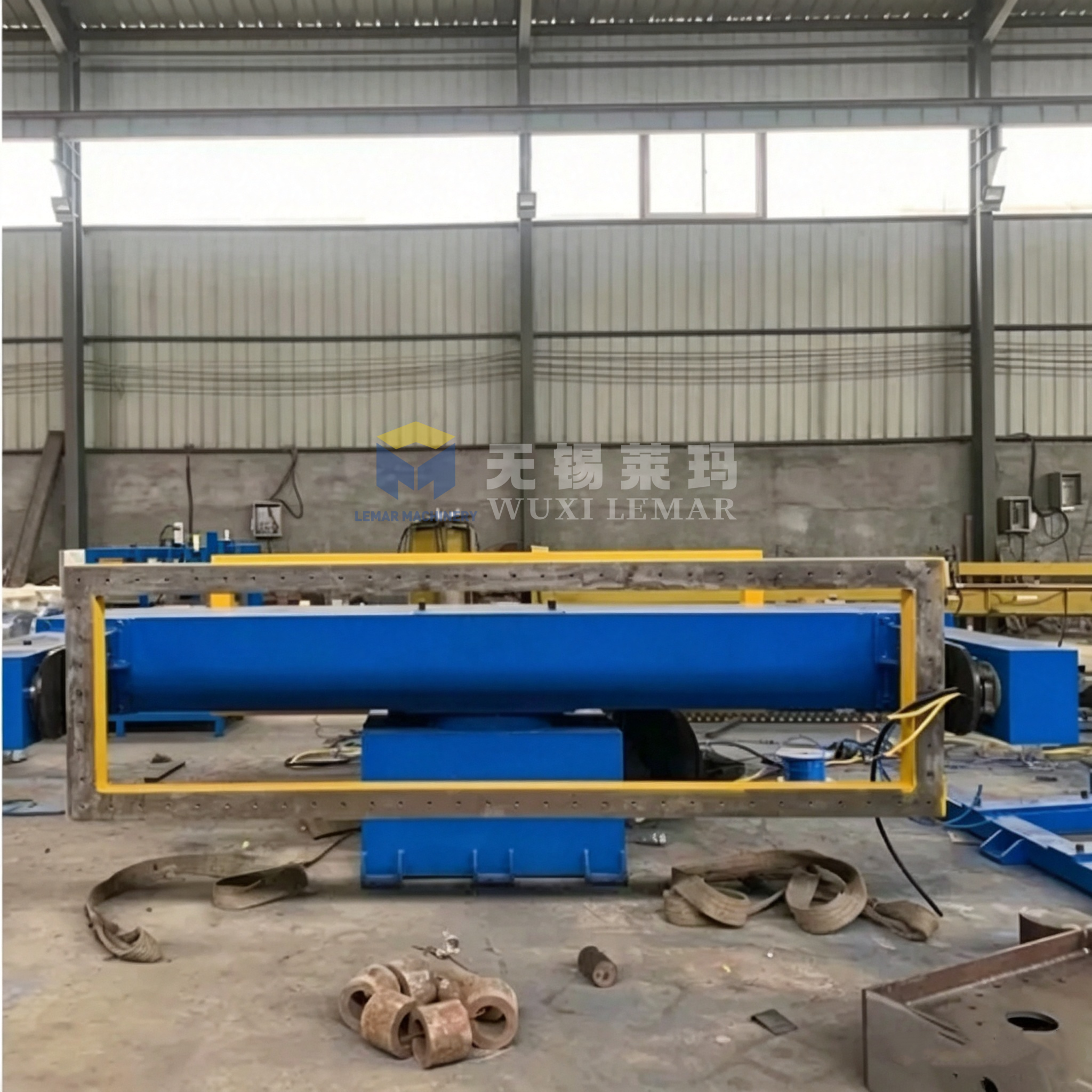 5 Ton Head Tail Welding Positioner, Robot Linkable Automatic Rotary Positioner for Cylinder Vessel Welding