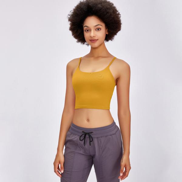 Padded Women High Impact Sports Bra , Antishrink Crop Top Sports Bra High Impact