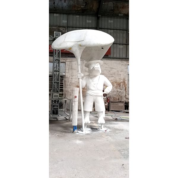 IP Sculpture Fiberglass Vison Waterparks Playground Equipment Spray mushroom Aqua Play For Amusement Park Games