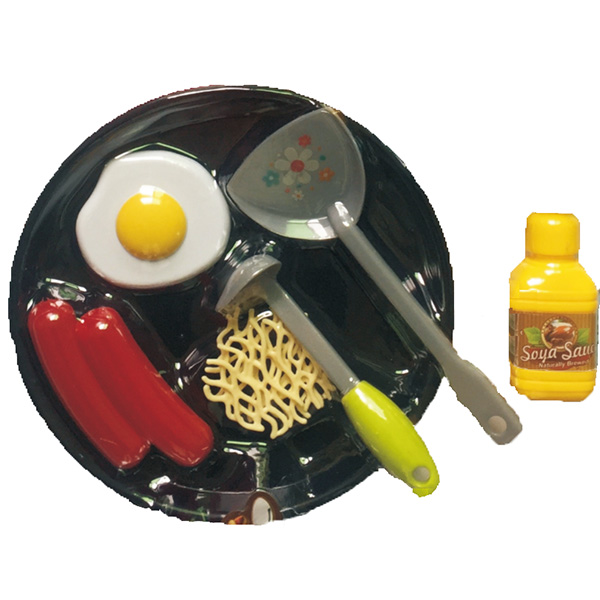 Pretend Cooking Childrens Toy Kitchen Sets 16 Pcs BBQ Hotdog Teppanyaki