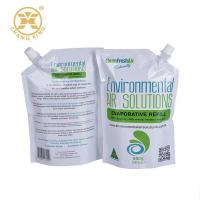 couverture de empaquetage détersive blanche d'emballage de poudre à laver d'OEM de la poche 1L