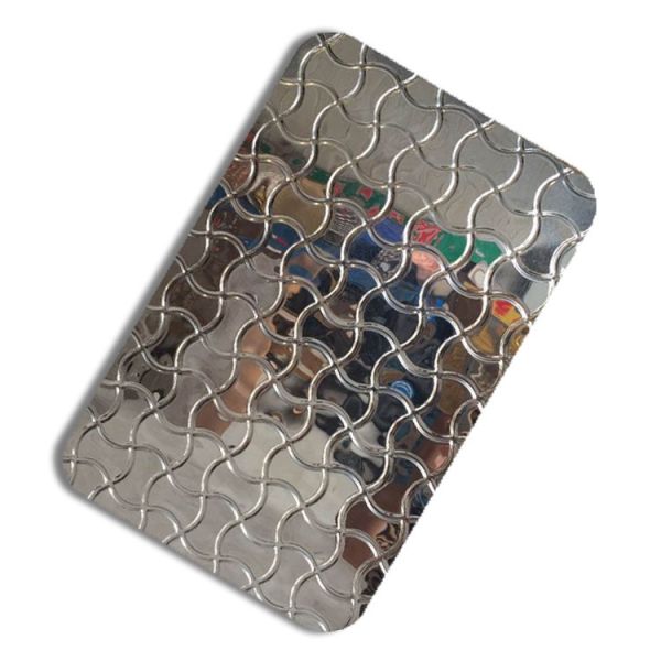 JIS 2B Finish Stamped Stainless Steel Sheet 304 201 316 430 1500mm Decorative