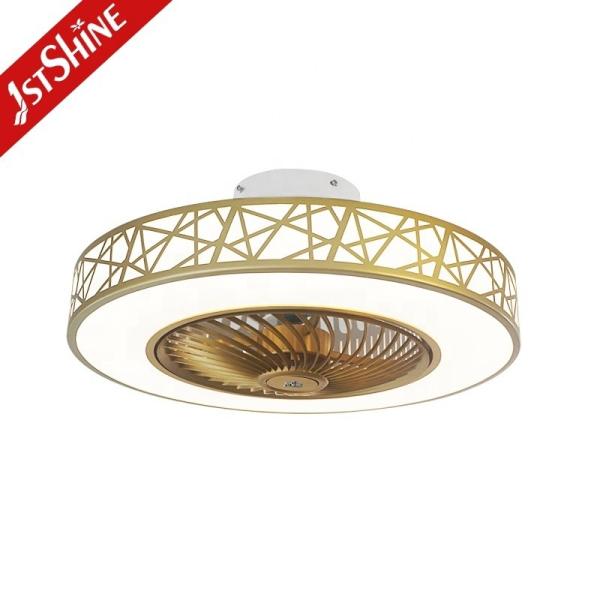 Add a Touch of Style to Your Bedroom with 1stshine LED Ceiling Fan in Gold Finish