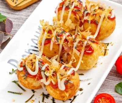 Delicious Takoyaki Octopus Ball Frozen for Convenience and Authenticity