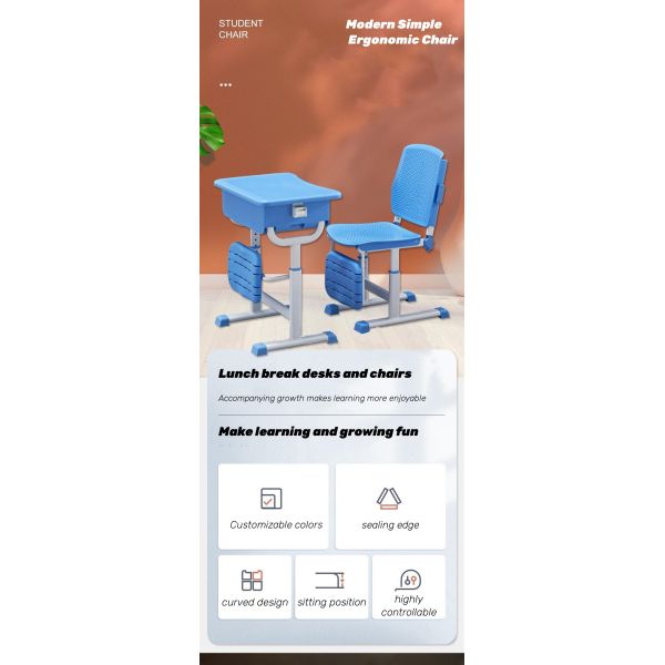 Школьная мебель детский учебный стол и школьный обеденный стол для студентов
