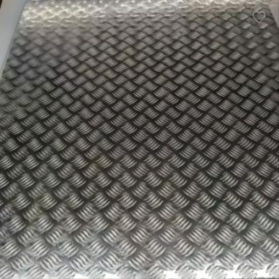 JIS 1050 Aluminum Checkered Plate Tread Plate For Industry Construction W500mm