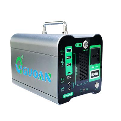 Bateria de emergência portátil para viagem 500 W estável leve