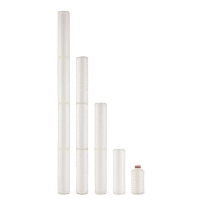 Cartuchos de filtro plissados de 30 polegadas Pes para peças do sistema de osmose reversa em filtros de água