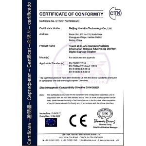 Beijing Hushida Technology Co.,LTD Сертификации