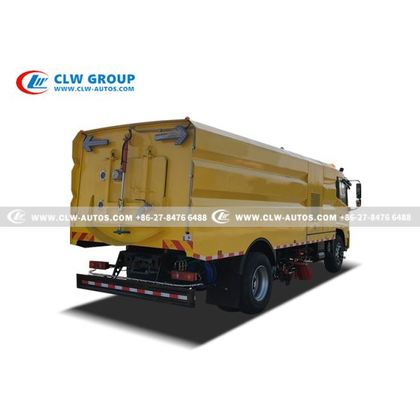 Dongfeng KR 210HP Road Sweeper Truck with 7m³ Stainless Steel Garbage Tank and 9m³ Water Tank