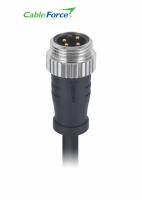 Conector macho de 4 pinos mini mudança moldado com cabo não blindado 2M PVC 16AWG