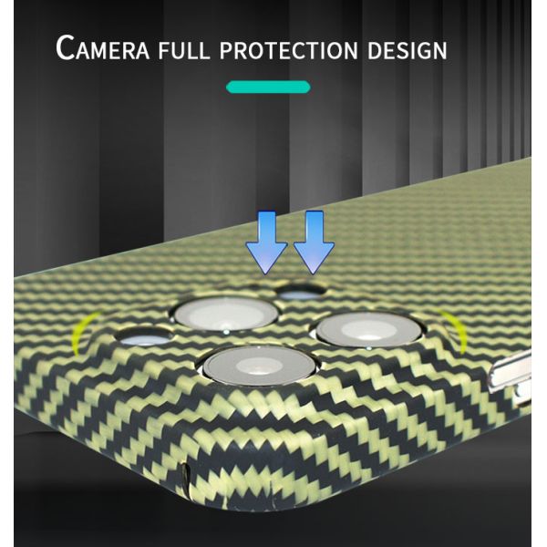 Анти- крышка мобильного телефона волокна Aramid полного покрытия падения на iPhone 13 Pro