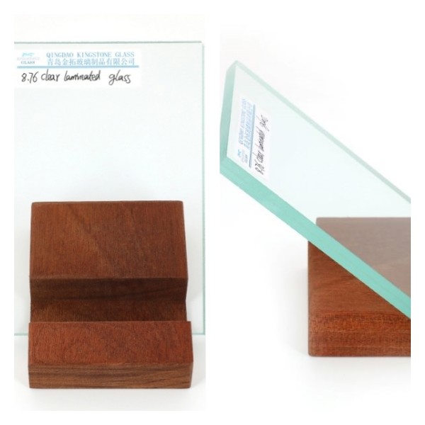 6.76 мм / 8.76 мм Прозрачное звукоизоляционное ламинированное стекло класса А для окон / дверей
