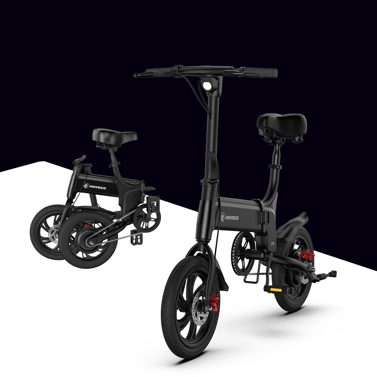 C12 12''*2.125 450W Foldable Electric Bike with Rear Hub Motor 36v Foldable Bike Power Supply Lithium Battery