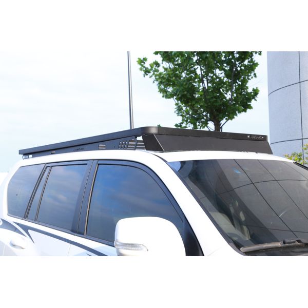 Black Powder Coated Roof Rack Platform Perfectly Suited for Toyota Landcruiser 200