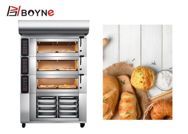 SS304 Commercial Bakery Kitchen Equipment High Temperature 9 Trays Electric Bakery Oven