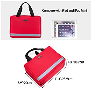 Emergency Treatment Medical Bags Multi-Pocket for Home School Office Car Traveling Hiking Trip Daycare
