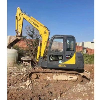 Melhor venda!Excavadora usada Hyundai 60 60-7 Mini Coreia Hyundai R60-7 Cavar para venda