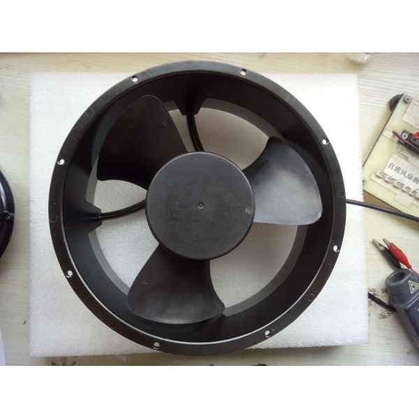 DC Axial Fan Round 12v 600CFM Quiet Cabinet High Press Cooling Fans 254X89mm