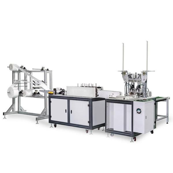 120-150 PCS / Min Disposable Mask Making Machine Customized Mask Size Stable
