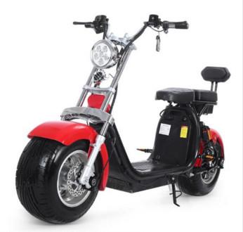 EcoRider 18inch Big Tire 60V 1500w 2 Wheel Electric Harly Scooter With Shock Absorber