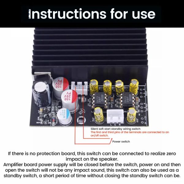 TPA3255 Аудиофиль 300W 300W 2,0 двухканальный стереомодуль для профессиональной аудио установки