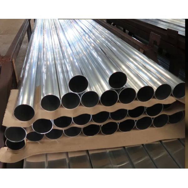 7000 Series 80mm Aluminum Tube Brushed Sand Blasted