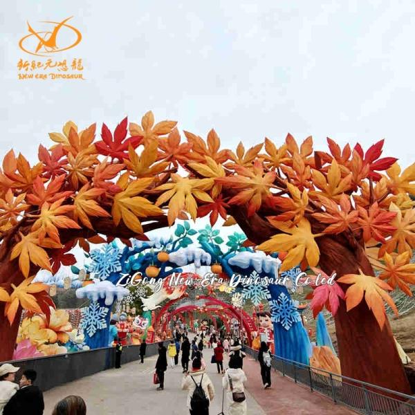 Festival Art Lantern Door for Exhibition Outdoor Waterproof Luminous Lantern Gate for Light Show