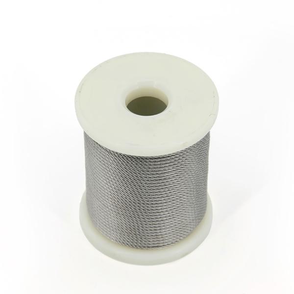 AISI 304 Stainless Steel Wire Ropes 35W*7 16mm - 24mm Wear Resistant For Outdoor Building