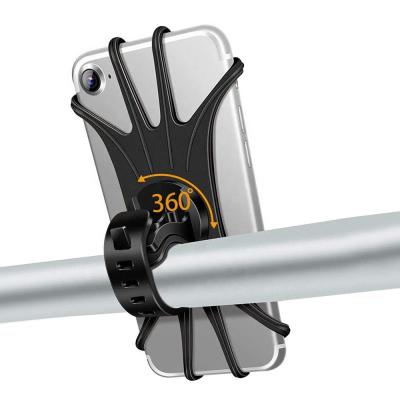 ODM esperto do OEM do suporte da montagem do telefone da bicicleta do silicone do suporte do telefone de uma rotação de 360 graus