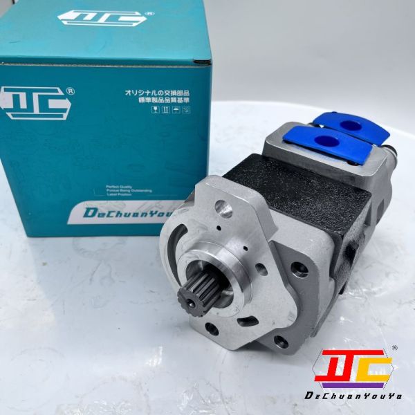 Komatsu PC78US-6 Excavator Hydraulic Gear Pump 708-3T-04610 Two Gears Meshing