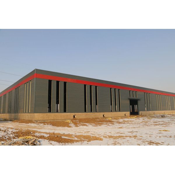 Almacén de estructura de acero personalizado con paneles sándwich, garantía de 30 años
