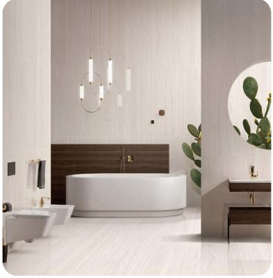 Firebrick, Hole Rock 60x120cm Baby Face Porcelana Glacial Silk para Sala de estar