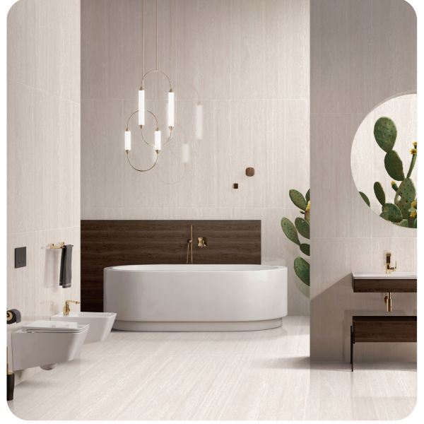 Carreaux de sol en brique de feu et texturés 60x120cm Baby Face Carreaux de porcelaine vitré pour le salon