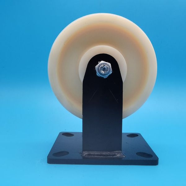 Non-Marking Industrial Casters Heavy Duty Wheels Nylon Casters Singel 8 Lockable Rigid Swivel Laboratory Table