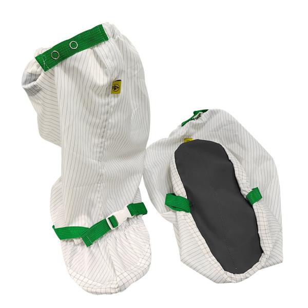 Cleanroom Hypalon Sole Anti Slip Anti Static Dustproof Shoes ESD 5cm Stripe Boots