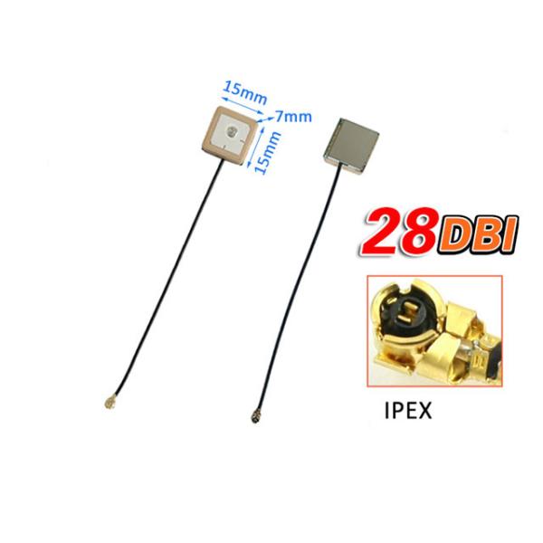 support incorporé par antenne interne active de 15x15mm 1575.42MHZ GPS GLONASS