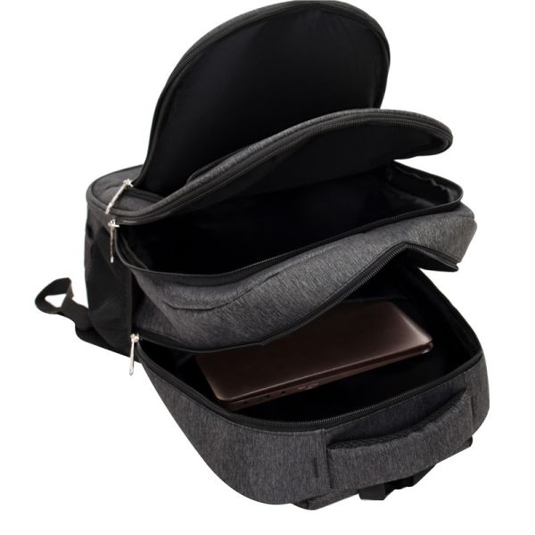 ISO Cloth Business Laptop Backpack 33cm Large Capacity Laptop Bag