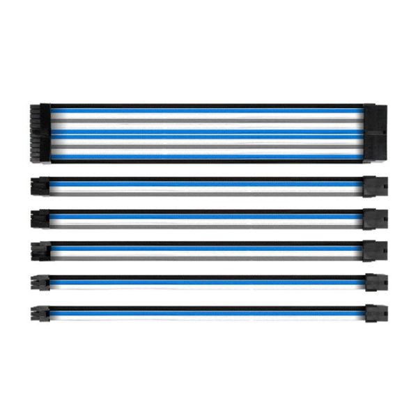 Cotton Nylon Sleeved PSU Extension Cables  PSU ATX 24Pin/ 8Pin PCI-e to 6+2Pin /8Pin EPS To 4+4Pin/6Pin PCI-E