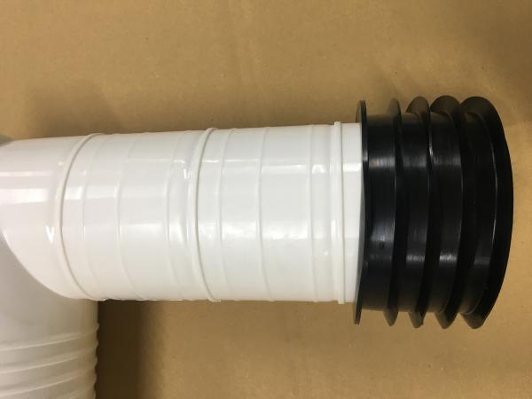 Non Toxic Toilet Pan Connector , Injection Forming Plumbing Toilet Waste Pipe