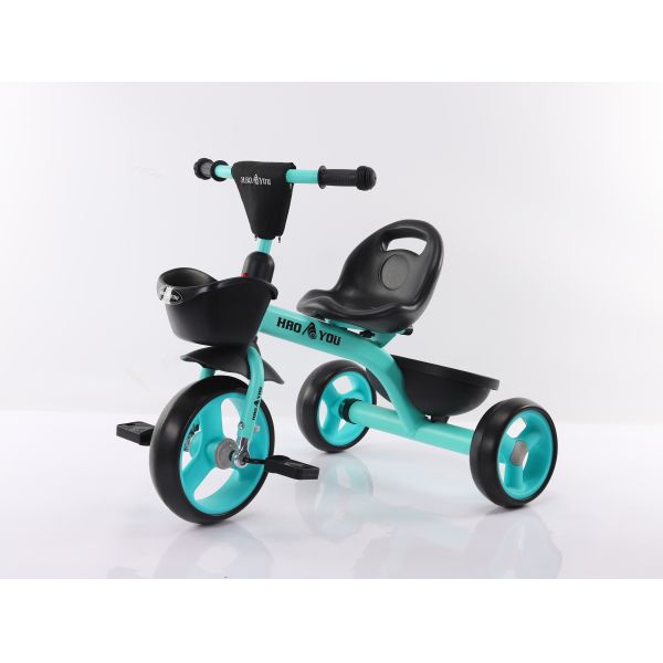 Детские трехколесные велосипеды Стальная рама Единая скорость Детские без привода Для 3-7 лет Молодые мальчики Девчонки Обучение