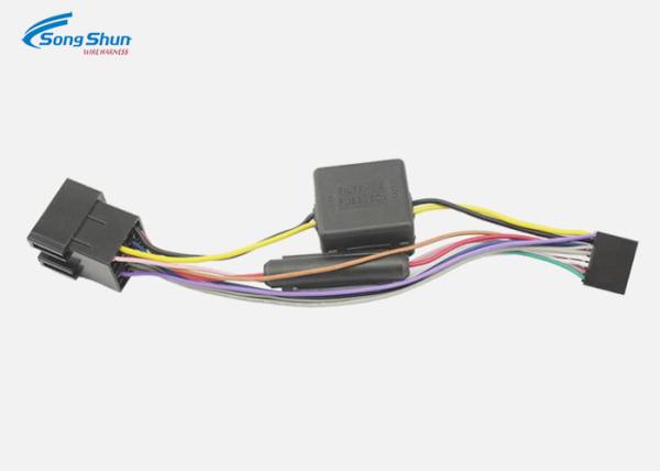 Industrial Stereo Wiring Harness , Adaptor Cable Connector Lead Loom Plug Wire Harness