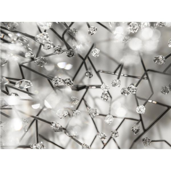 Crystal Hanging Lights Stainless Steel Chandelier D60*H60cm 110V-240V