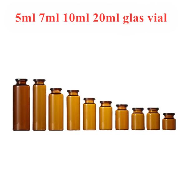 sterile 10ml vial 5ml Clear Amber Moulded Sterilie Medical Cosmetic Low Borosilicate Injection Glass Vial