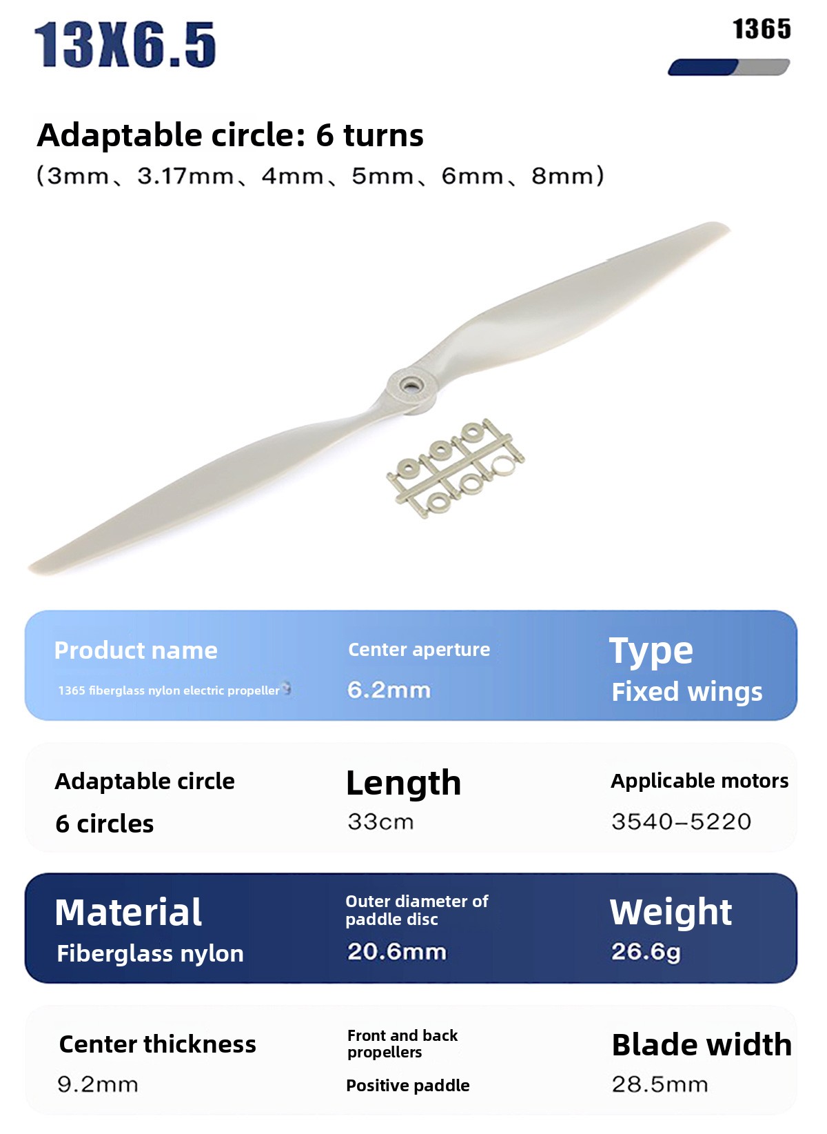 High Efficiency Nylon Saber Propeller APC Complete Collection for Fixed Wing Aircraft FPV Same Model Model Aircraft