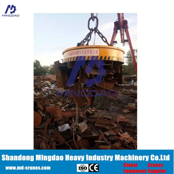 Electromagnetic Lift for Overhead Bridge Using, Waste Steel Transport Electromagnetic