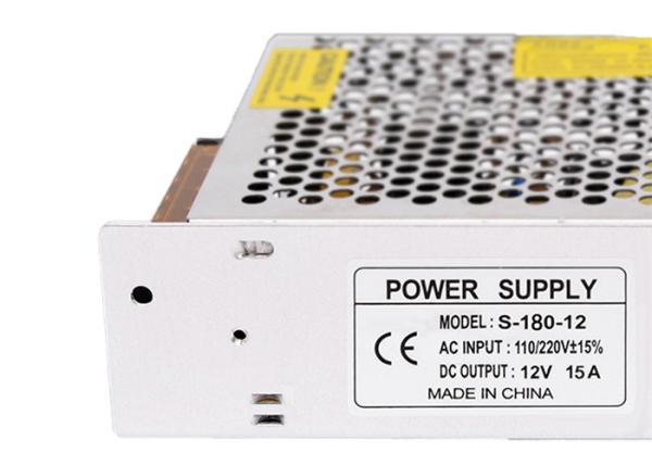 180W Constant Voltage LED Power Supply 15A 7.5A Cctv Power Supply