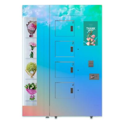 Humidty e máquina de venda automática floral do controle de temperatura para vender Rosa
